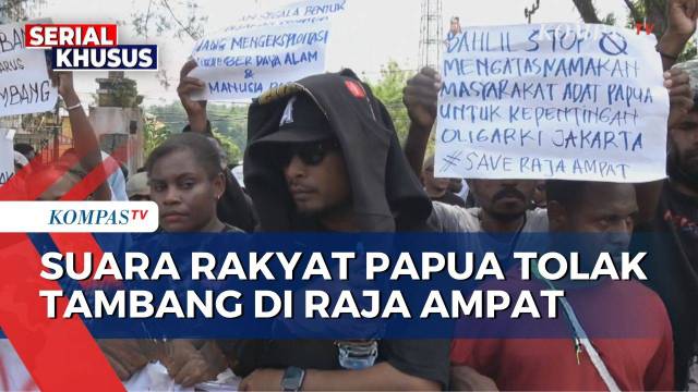 Aksi Tolak Tambang Nikel di Raja Ampat, Begini Seruan Masyarakat Papua untuk Pemerintah