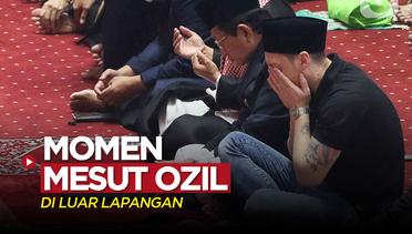 Beberapa Momen Menarik Mesut Ozil di Luar Lapangan, Termasuk saat Salat Jumat di Masjid Istiqlal