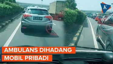 Viral Mobil Pribadi Hadang Ambulans di Jalan Tol, Polisi Sebut Belum Ada Laporan