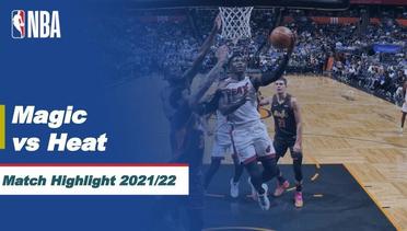 Match Highlight | Orlando Magic vs Miami Heat | NBA Regular Season 2021/22