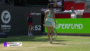 Match Highlights | Belinda Bencic vs Anna Kalinskaya | WTA Bett1 Open 2022