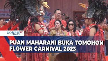 Puan Maharani Membuka Langsung Kegiatan Tournament Of Flower Carnival 2023