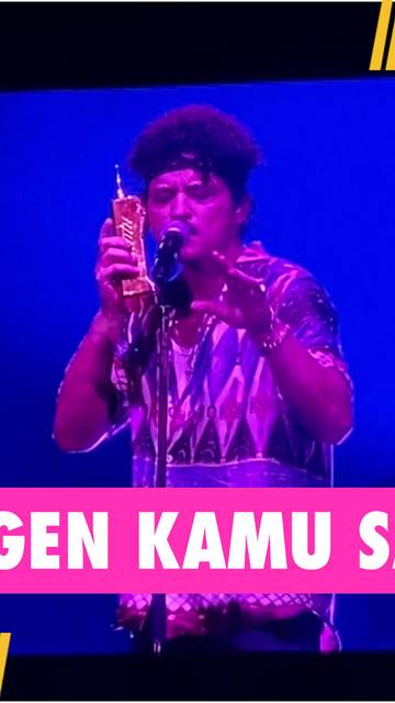 Bruno Mars Live In Jakarta Day 1, Gombalan 'Aku Kangen Kamu Sayang' - 'Die With A Smile' Dibawakan