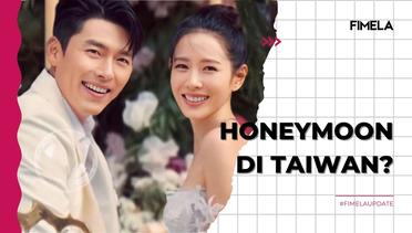 Pamer kemesraan, Son Ye Jin dan Hyun Bin Diduga Honeymoon di Taiwan
