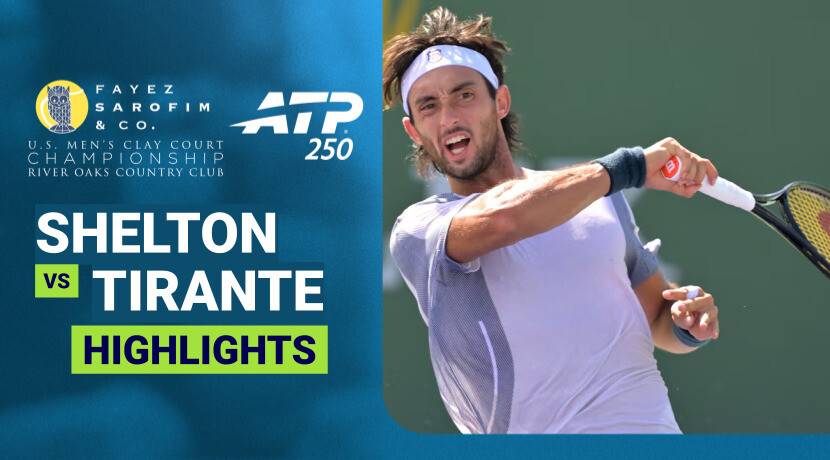 Ben Shelton vs Thiago Agustin Tirante - Quarterfinals | ATP 250: Fayez Sarofim & Co. U.S. Men's Clay Court Championship 2026