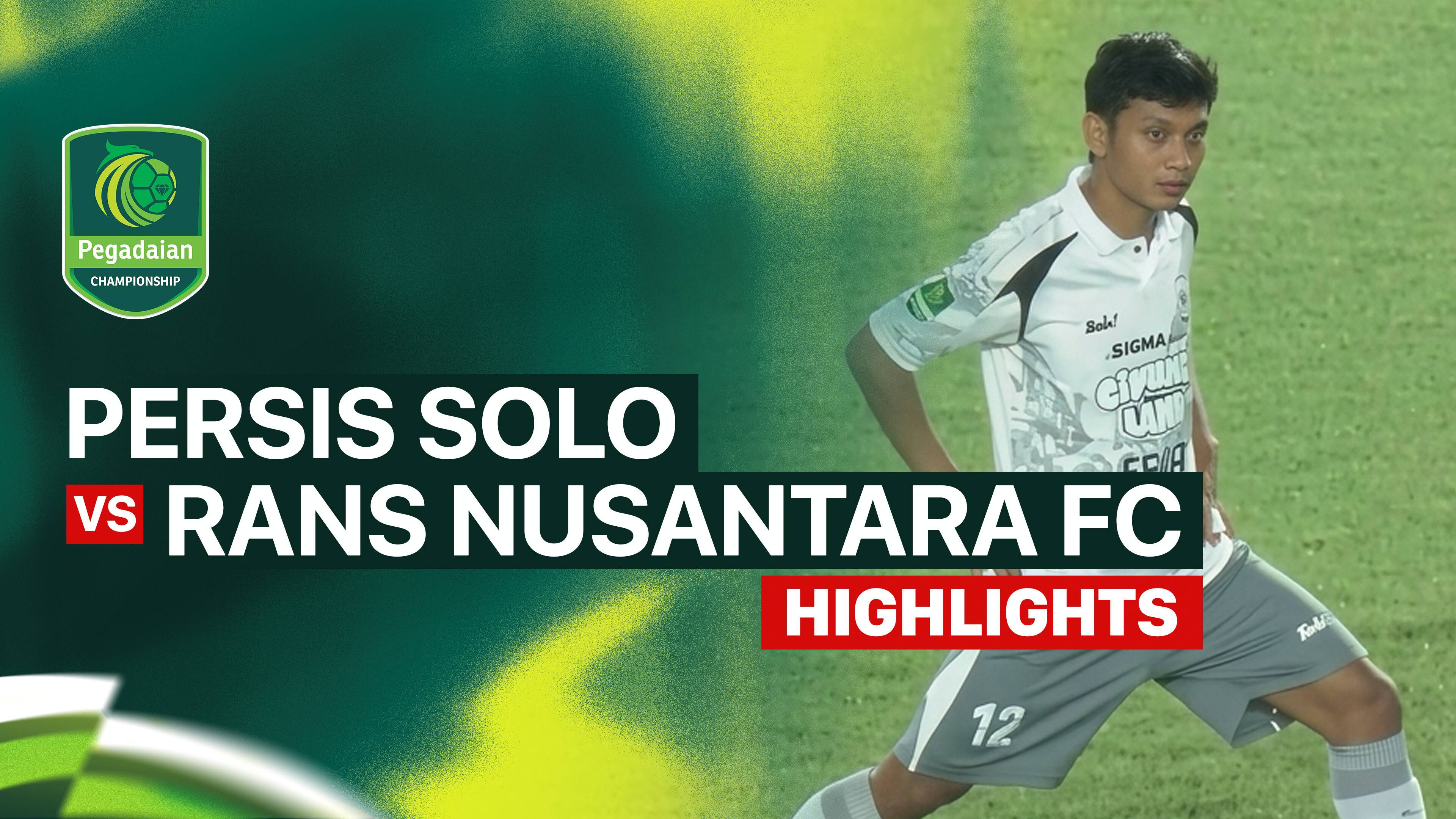PERSIS vs RANS Nusantara FC