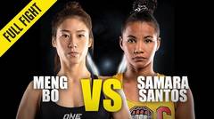 Meng Bo vs Samara Santos | ONE Championship Full Fight