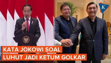 Luhut Diisukan Maju Jadi Ketum Golkar, Jokowi Bilang Begini