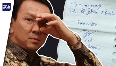 Inilah Surat Ahok Dukung Jokowi-Ma'ruf Amin