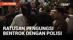 Minta Tinggalkan Indonesia, Ratusan Pengungsi di Makassar Bentrok dengan Polisi