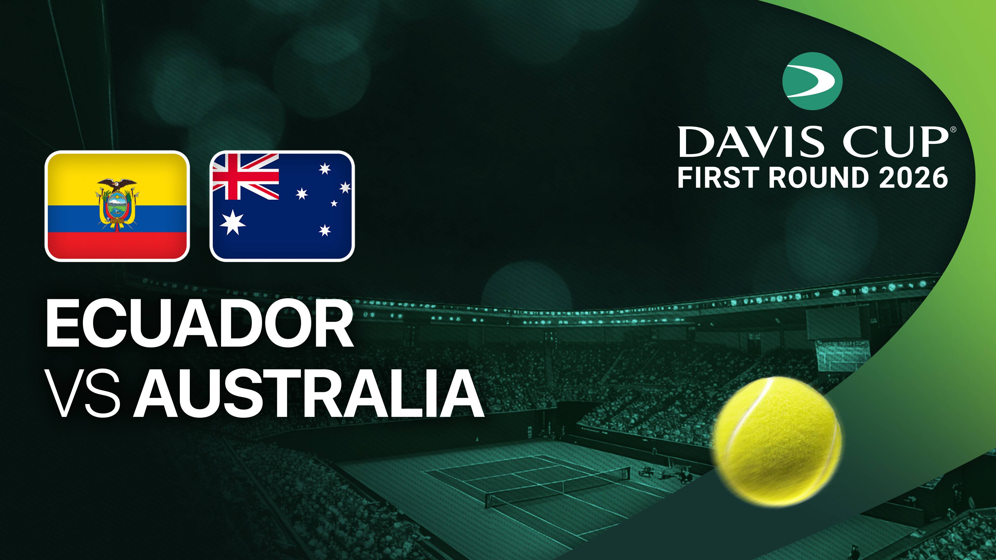 Ecuador vs Australia - Davis Cup Qualifiers First Round 2026