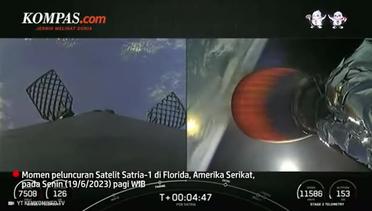 Detik-detik Peluncuran Satelit Satria-1, Sukses sesuai Ekspektasi!