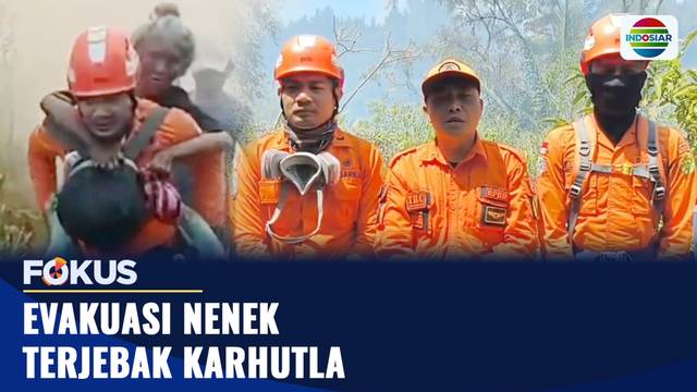 Evakuasi Nenek Terjebak Karhutla | Fokus