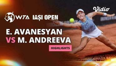 Final: Elina Avanesyan vs Mirra Andreeva - Highlights | WTA lasi Open 2024