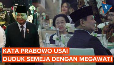 Jawaban Singkat Prabowo Usai Duduk Semeja dengan Mega