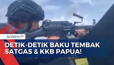 Detik-Detik Menegangkan Baku Tembak Antara Satgas Damai Cartenz dan KKB di Papua Pegunungan!