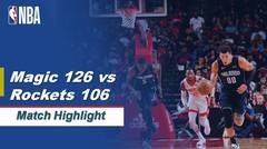 Match Highlight | Orlando Magic 126 vs 106 Houston Rockets | NBA Regular Season 2019/20