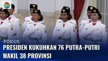 Ucap Ikrar Putra Indonesia, 76 Putra Putri Terpilih Telah Dikukuhkan Menjadi Paskibraka | Fokus