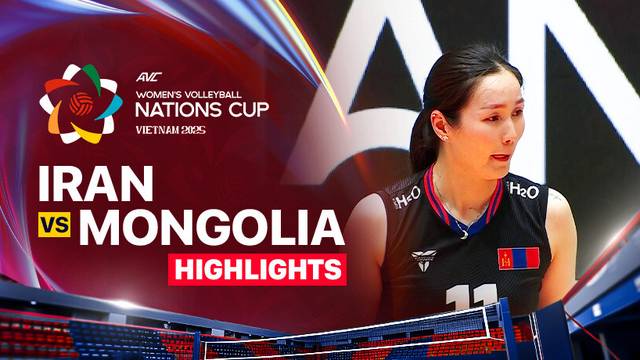 Iran vs Mongolia - Highlights | AVC Women's Volleyball Nation Cup 2025
