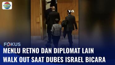 Menlu Retno Walk Out Saat Dubes Israel Mulai Pidato di Sidang Dewan Keamanan PBB | Fokus