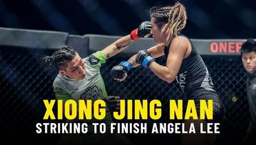 Xiong Jing Nan’s FEROCIOUS Striking To Finish Angela Lee