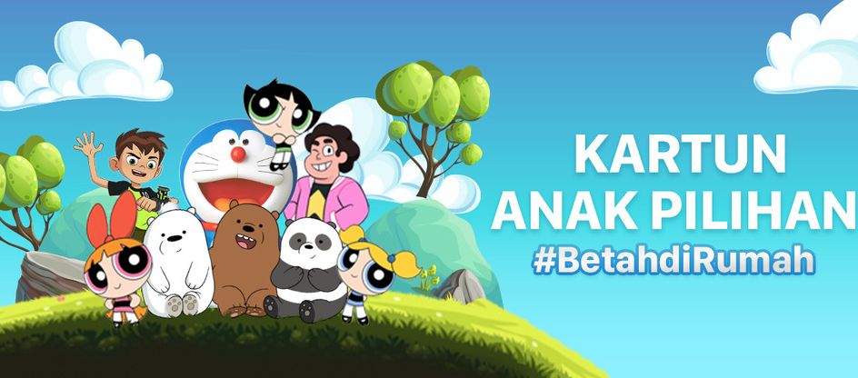 KARTUN PILIHAN ANAK #BETAHDIRUMAH