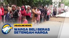 Warga Bandung Antusias Serbu Pasar Beras Murah