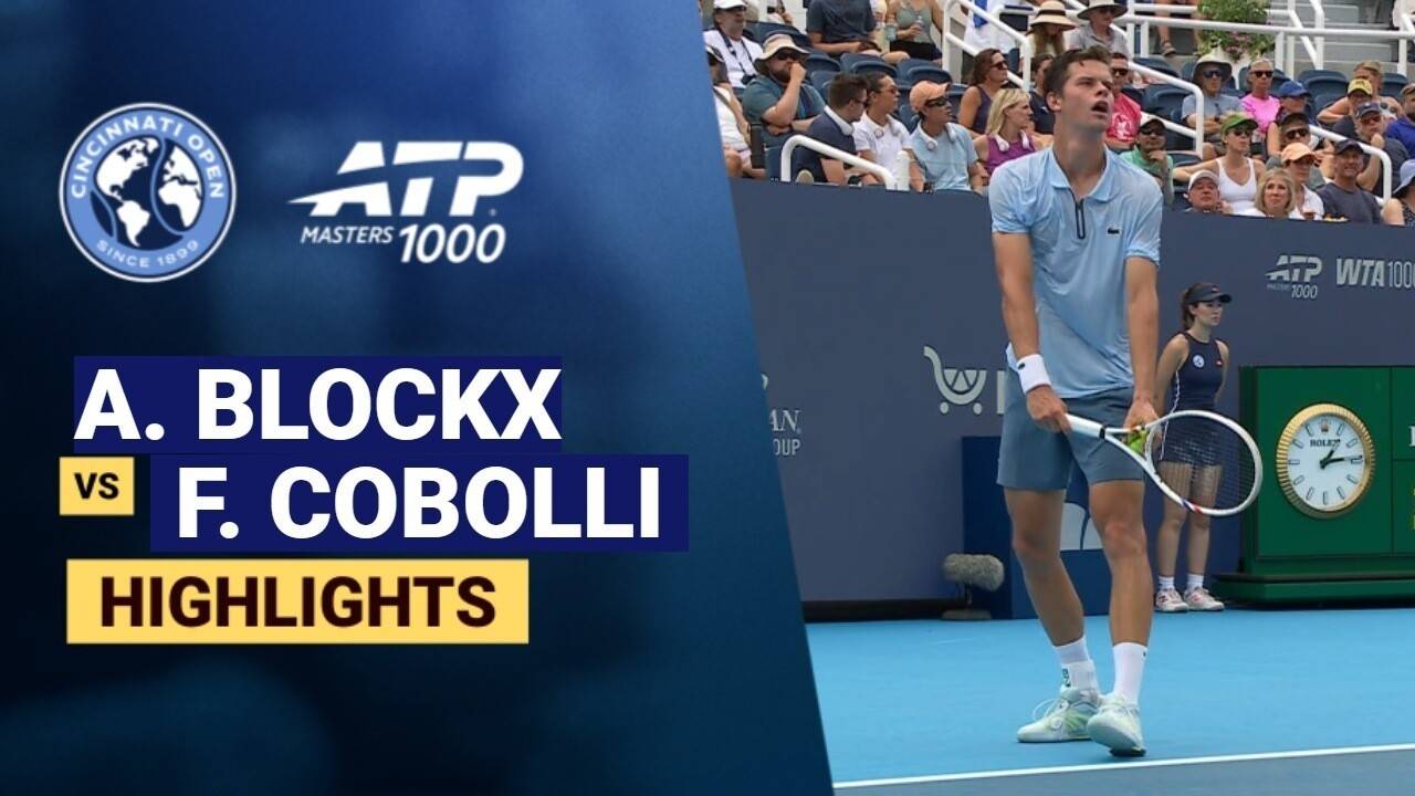 Alexander Blockx vs Flavio Cobolli - Round 3 (Grandstand) | ATP 1000: Cincinnati Open 2026
