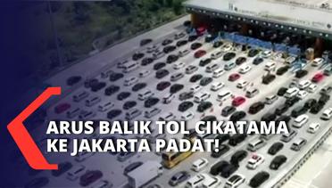 Arus Balik, Jasa Marga Sebut Ada Lebih dari 100 Ribu Kendaraan Lewat Tol Cikampek Utama ke Jakarta!