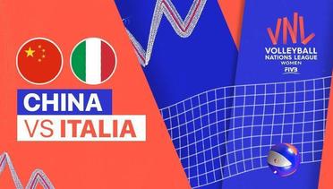 Full Match | China vs Italia | Women's Volleyball Nations League 2022