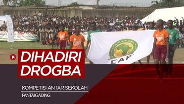 Legenda Chelsea, Didier Drogba dan Presiden FIFA Buka Turnamen Sepak Bola Antar Sekolah di Afrika