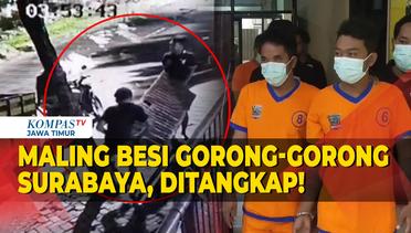 Viral Pencurian Besi Tutup Gorong-Gorong Surabaya, Polisi Berhasil Tangkap Pelaku