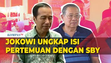 Jokowi Ungkap Isi Pertemuan dengan SBY di Istana: Berbincang Soal 2024