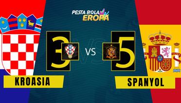 Timnas Spanyol Lolos ke Perempat Final Euro 2020 Usai Menang Dramatis atas Kroasia 5-3