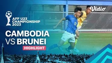 Highlights - Cambodia vs Brunei | AFF U-23 Championship 2023