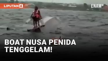 Detik-detik Boat Nusa Penida-Sanur Tenggelam