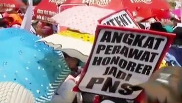 Kilas Indonesia: 20 Tahun Berbakti, Ribuan Perawat Minta Jadi PNS