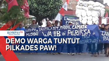 Demo Warga Tuntut Pilkades PAW Dilaksanakan, Camat Bisa Dicopot?