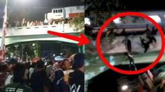 Terekam Kamera Detik-Detik Tragedi Kereta Api Surabaya Menjatuhkan Belasan Orang dari Jembatan