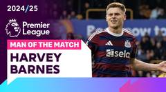 Man of the Match: Harvey Barnes | Wolves vs Newcastle | Premier League 2024/25