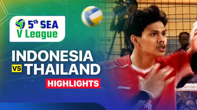 Men: Indonesia vs Thailand - Highlights | SEA VLeague 2025