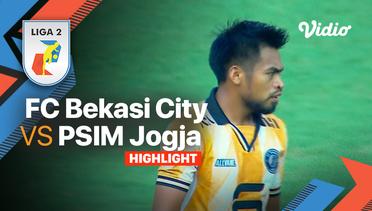 Highlights - FC Bekasi City vs PSIM Jogja | Liga 2 2022/23
