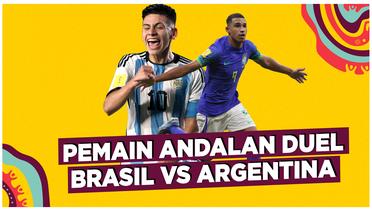 4 Pemain Andalan dalam Duel Brasil U-17 vs Argentina U-17 di Perempat Final Piala Dunia U-17 2023