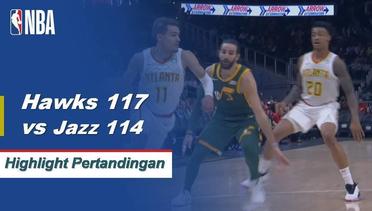 NBA I Cuplikan Pertandingan : Hawks 117 vs Jazz 114