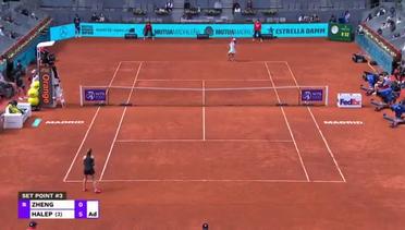 Match Highlights | Simona Halep 2 vs 0 Saisai Zheng | WTA Mutua Madrid Open 2021