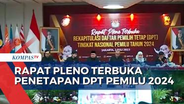 KPU Gelar Rapat Pleno Terbuka Penetapan DPT Pemilu 2024
