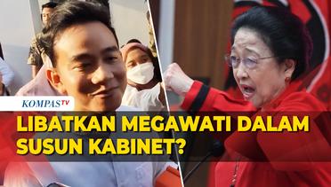 Ekspresi Gibran saat Ditanya soal Melibatkan Megawati dalam Menyusun Kabinet