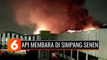 Unjuk Rasa di Jakarta Makin Parah saat Malam, Bekas Bioskop di Senen dan Sejumlah Kendaraan Terbakar