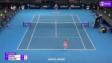 Match Highlights | Danielle Collins 2 vs 0 Saisai Zheng | WTA Adelaide International 2021