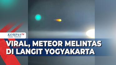Viral, Meteor Melintas Di Langit Yogyakarta